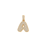 Pave Gold Initials