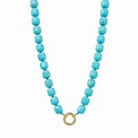 Turquoise Howlite Stone Chain (Charm Builder)