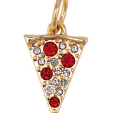 Pave Pizza Charm in Multi