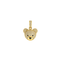 Pave Teddy Bear Face