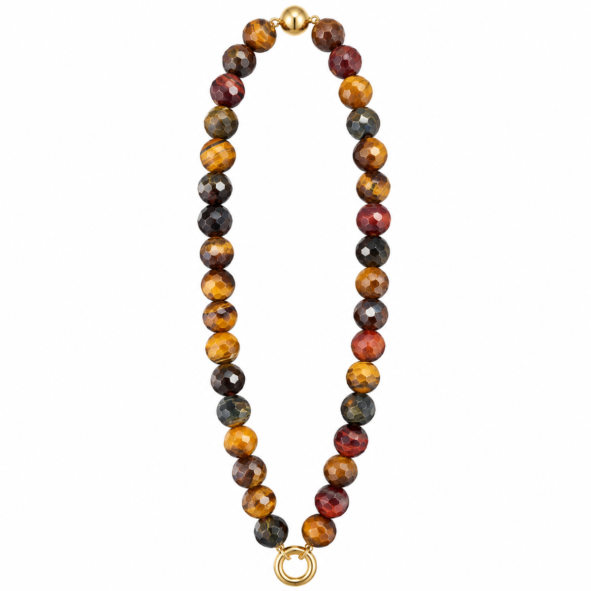 Agate Round Stone Chain
