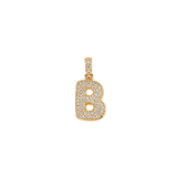 Pave Gold Initials