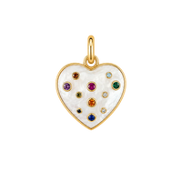 Rainbow Gems Heart