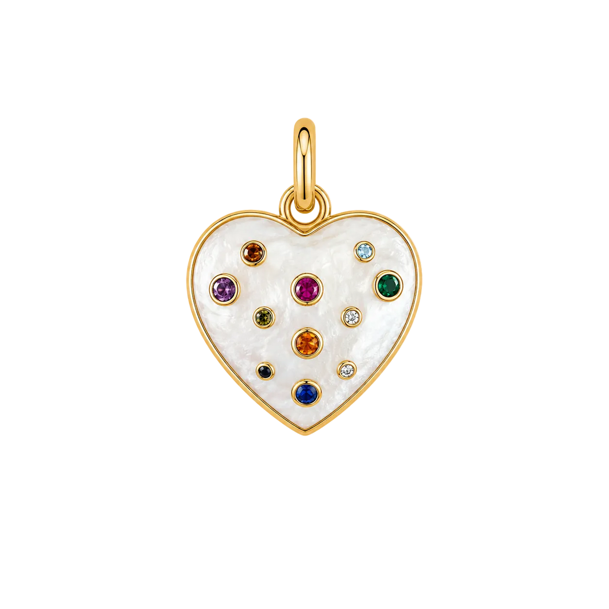 Rainbow Gems Heart
