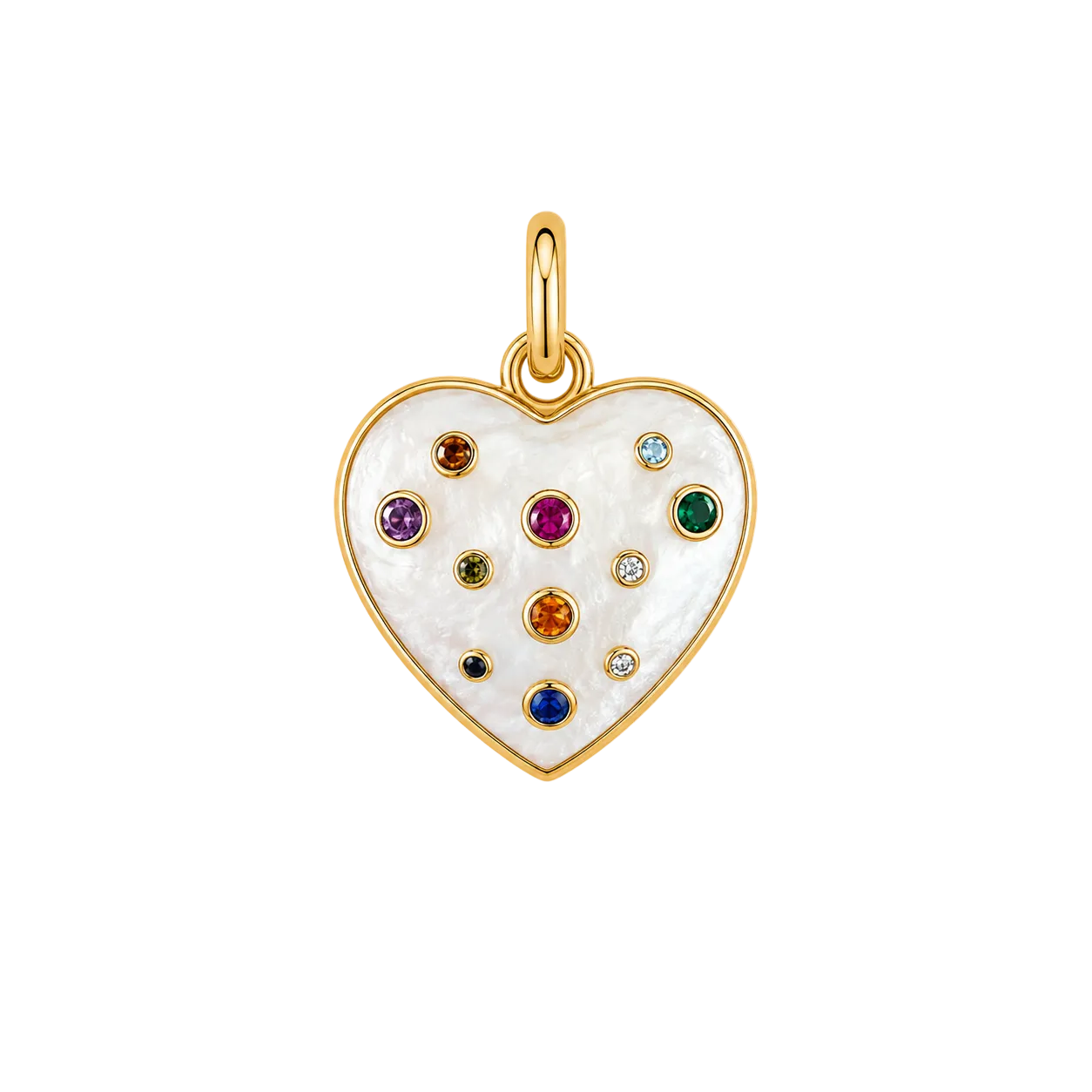 Rainbow Gems Heart