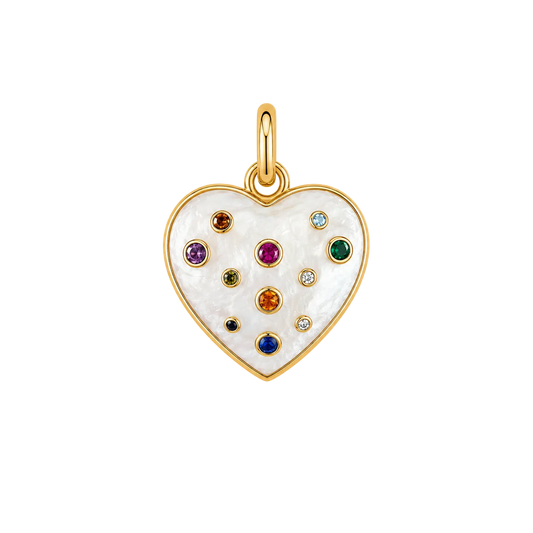 Rainbow Gems Heart