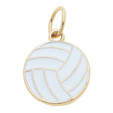Volleyball Enamel Charm