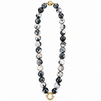 Agate Round Stone Chain