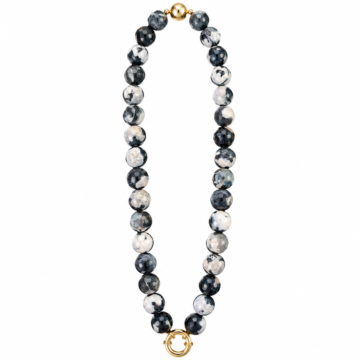 Agate Round Stone Chain