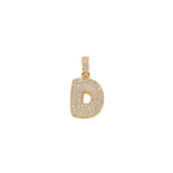 Pave Gold Initials
