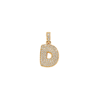 Pave Gold Initials