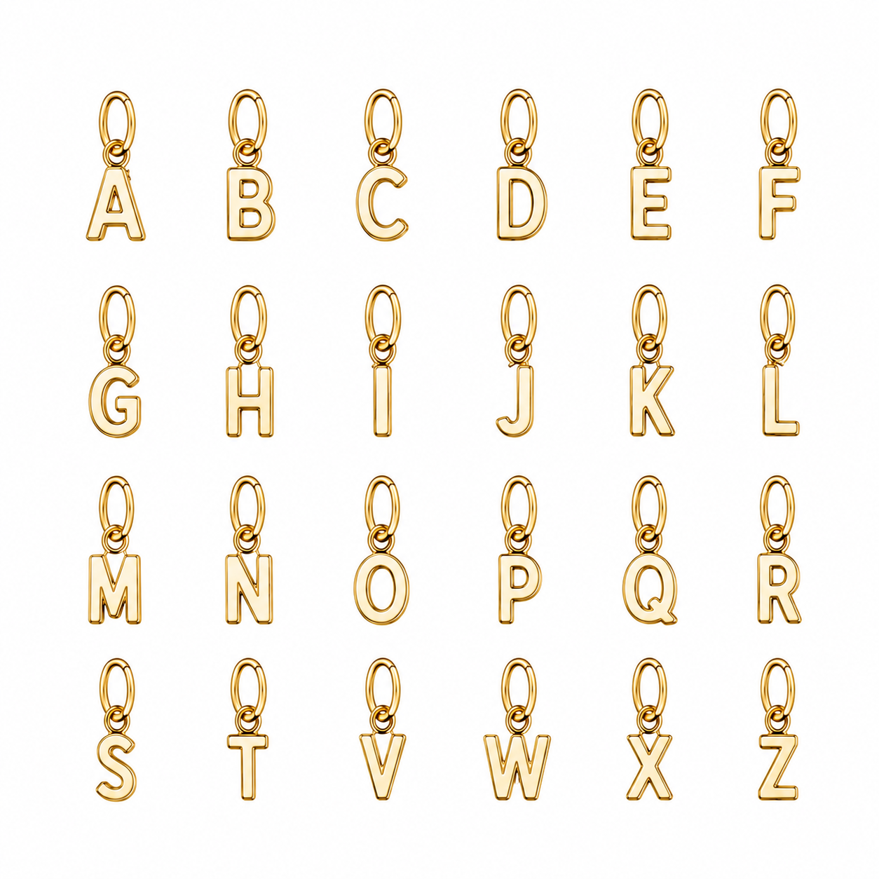 Simple Gold Initial