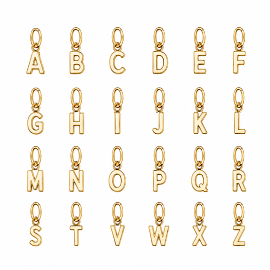 Simple Gold Initial