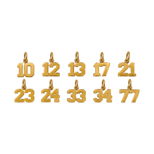 Jersey Double Digit Numbers