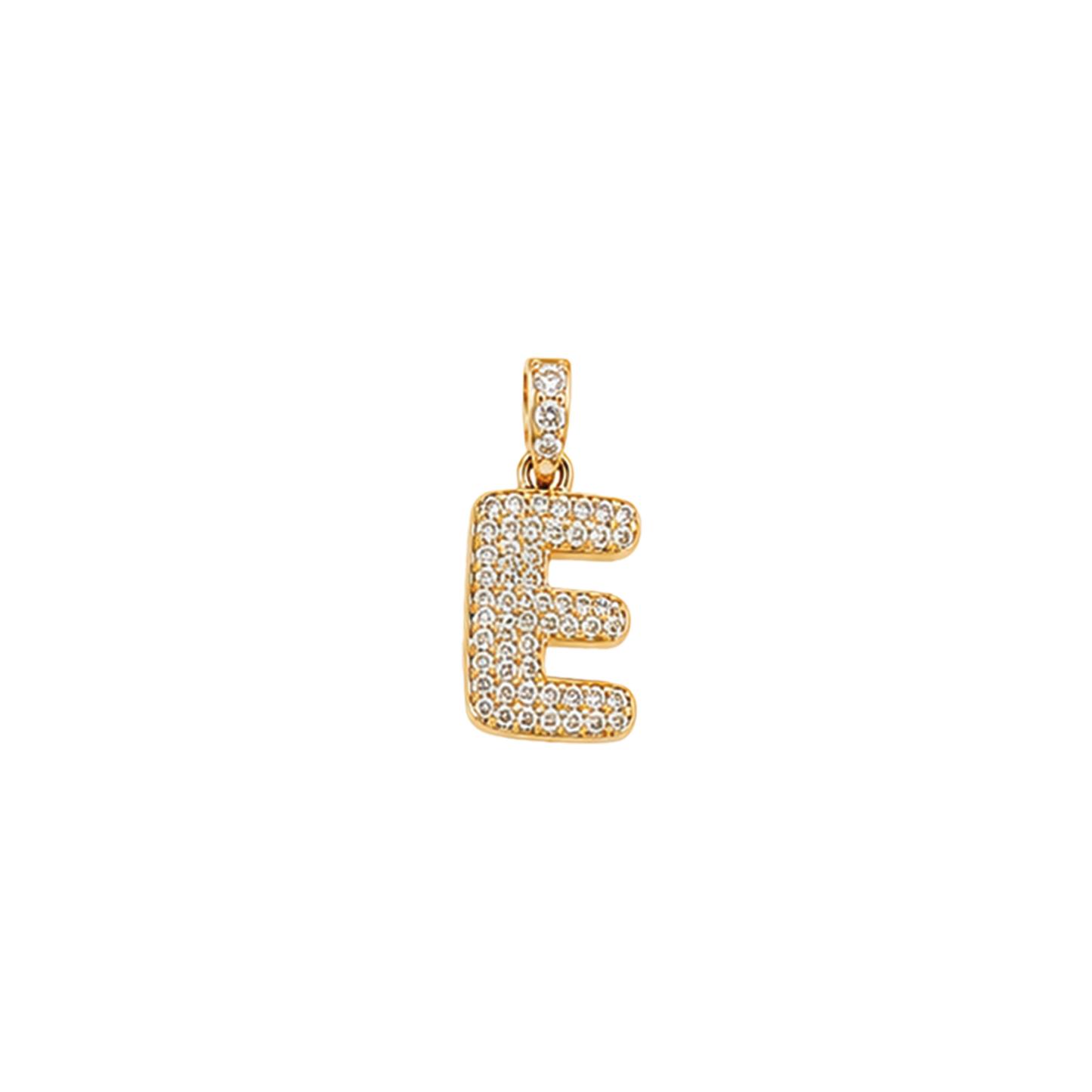 Pave Gold Initials