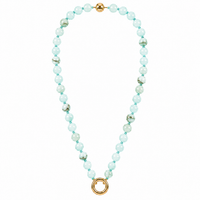 Agate Round Stone Chain