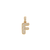 Pave Gold Initials