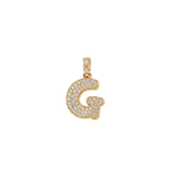 Pave Gold Initials