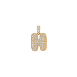 Pave Gold Initials