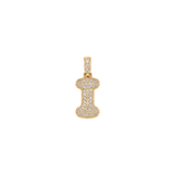 Pave Gold Initials