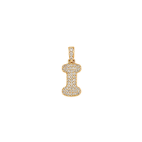 Pave Gold Initials