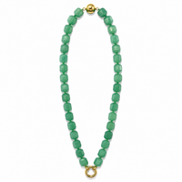 Agate Cubbed Stone Chain