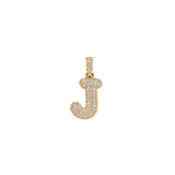 Pave Gold Initials