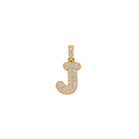Pave Gold Initials