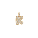 Pave Gold Initials