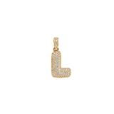 Pave Gold Initials
