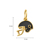 Football Helmet Charm