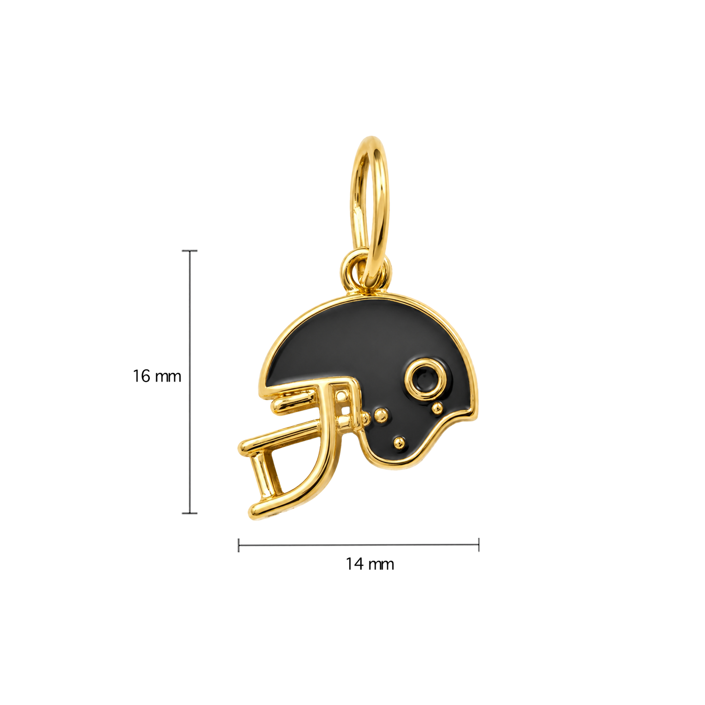 Football Helmet Charm