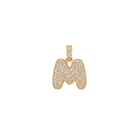 Pave Gold Initials