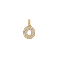 Pave Gold Initials