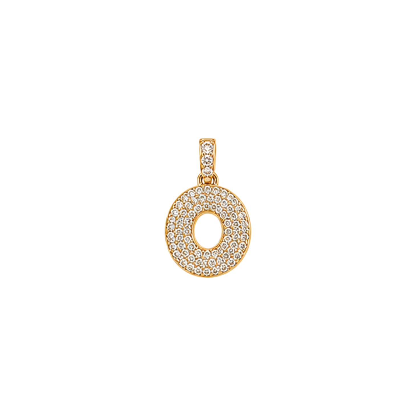 Pave Gold Initials
