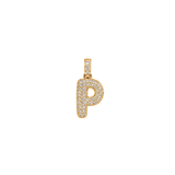 Pave Gold Initials
