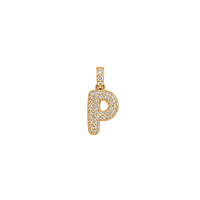 Pave Gold Initials