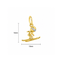 Skier Charm