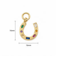 Multi Stone Horseshoe