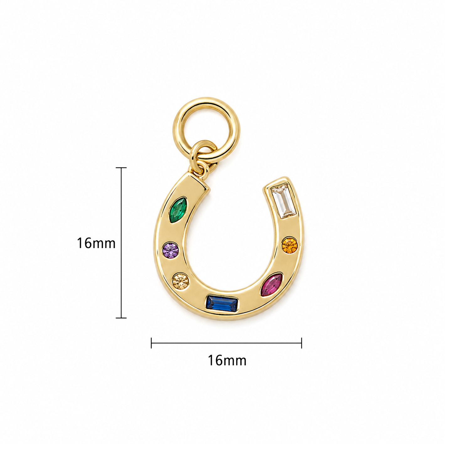 Multi Stone Horseshoe