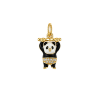 Mini Enamel Panda