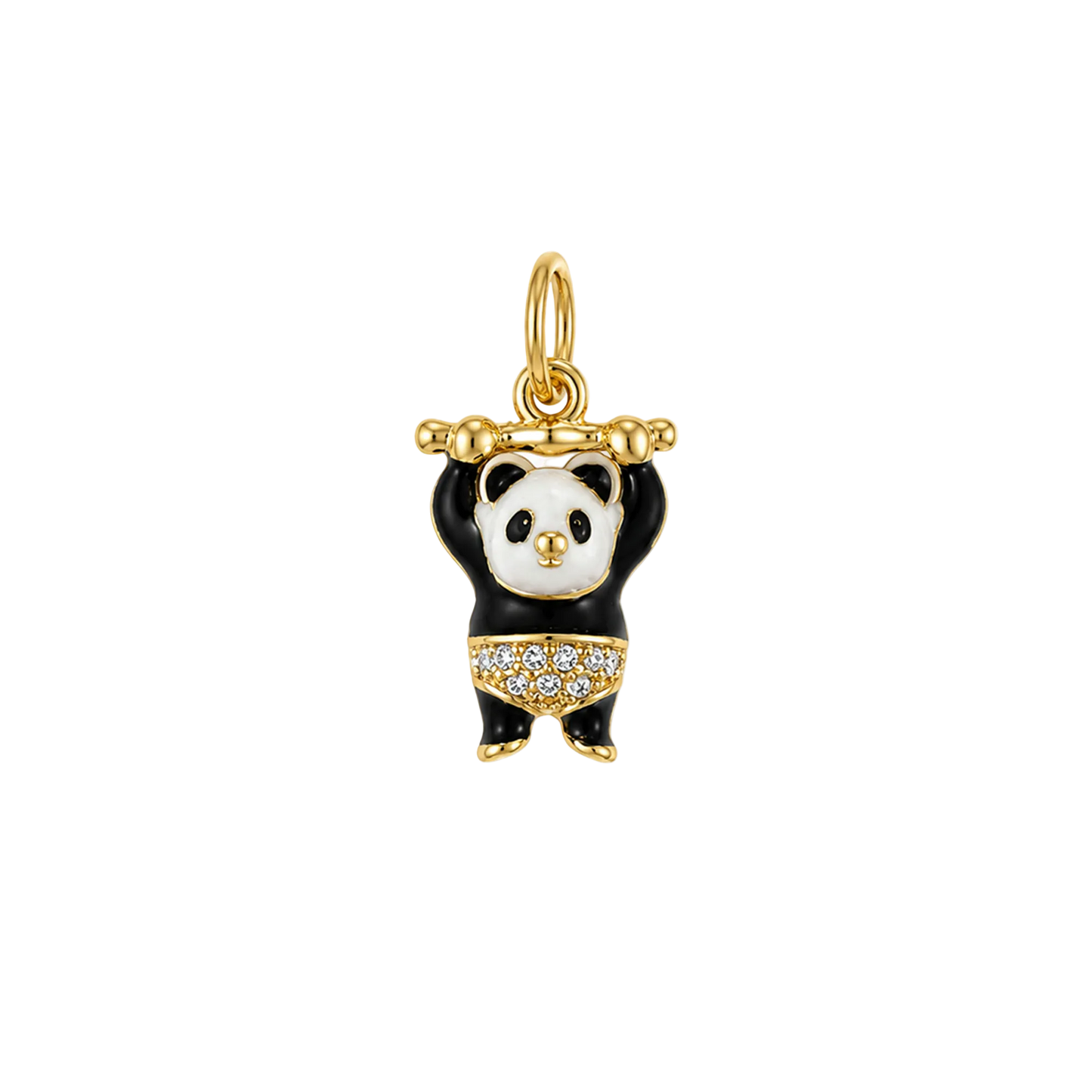 Mini Enamel Panda
