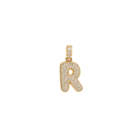 Pave Gold Initials