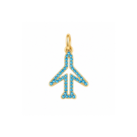 Blue Pave Airplane