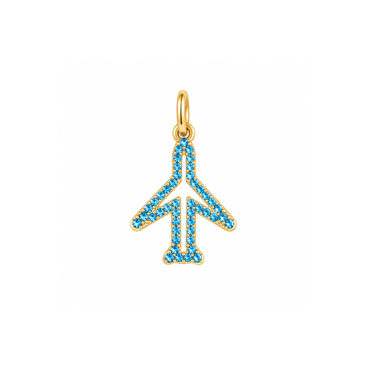 Blue Pave Airplane