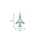 Blue Pave Airplane