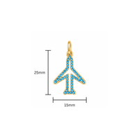 Blue Pave Airplane