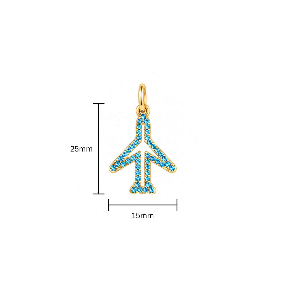Blue Pave Airplane