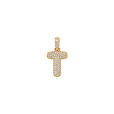 Pave Gold Initials