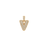 Pave Gold Initials